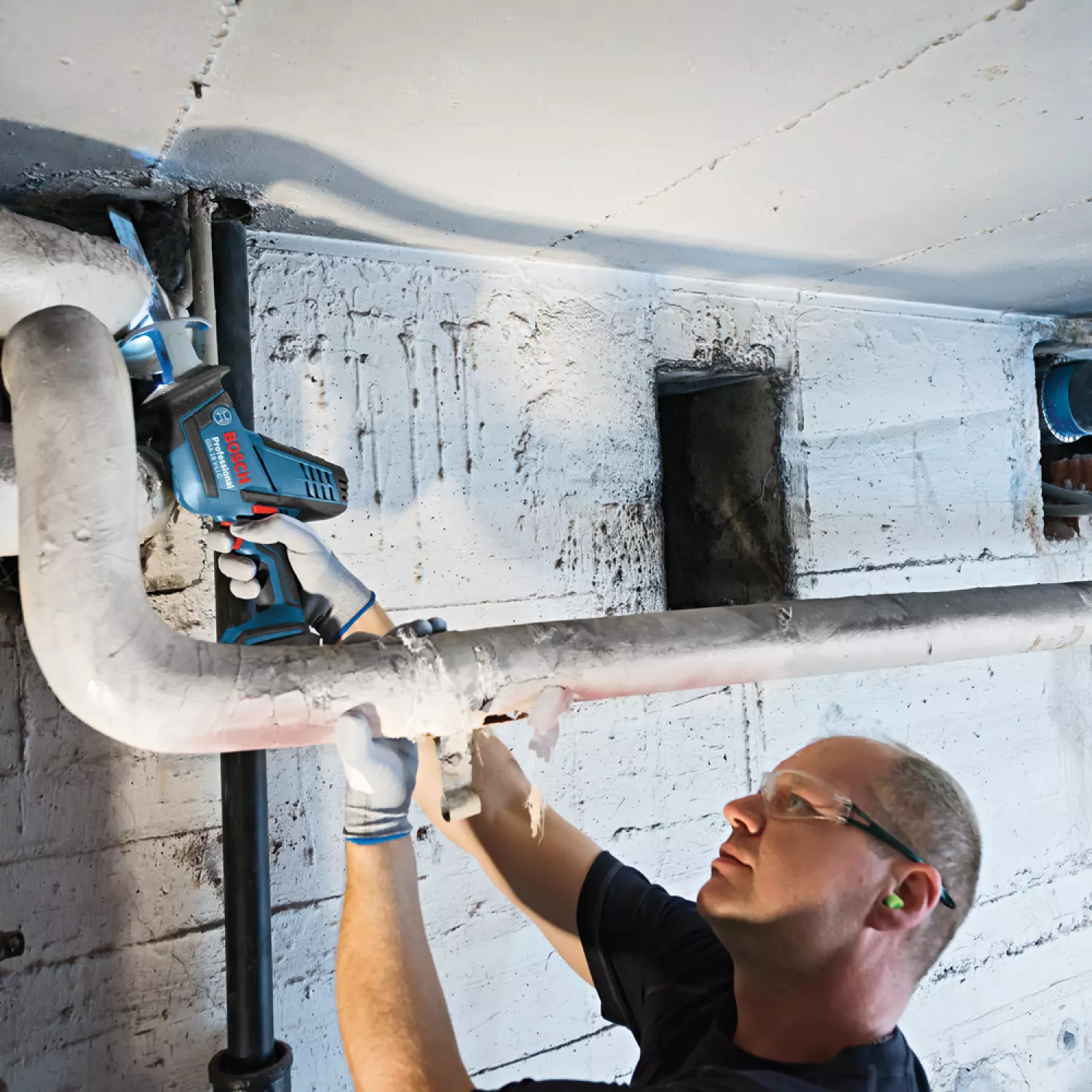 Bosch GSA 18 V-LI C 18V Li-Ion Accu Reciprozaag Body In L-Boxx - Snelwissel thumbnail 3