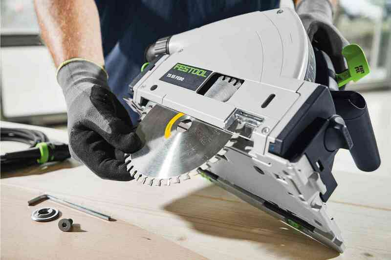 Festool TS 55 FEBQ-Plus Invalcirkelzaagmachine In Systainer - 1200W - 160mm - Detailed view of the product