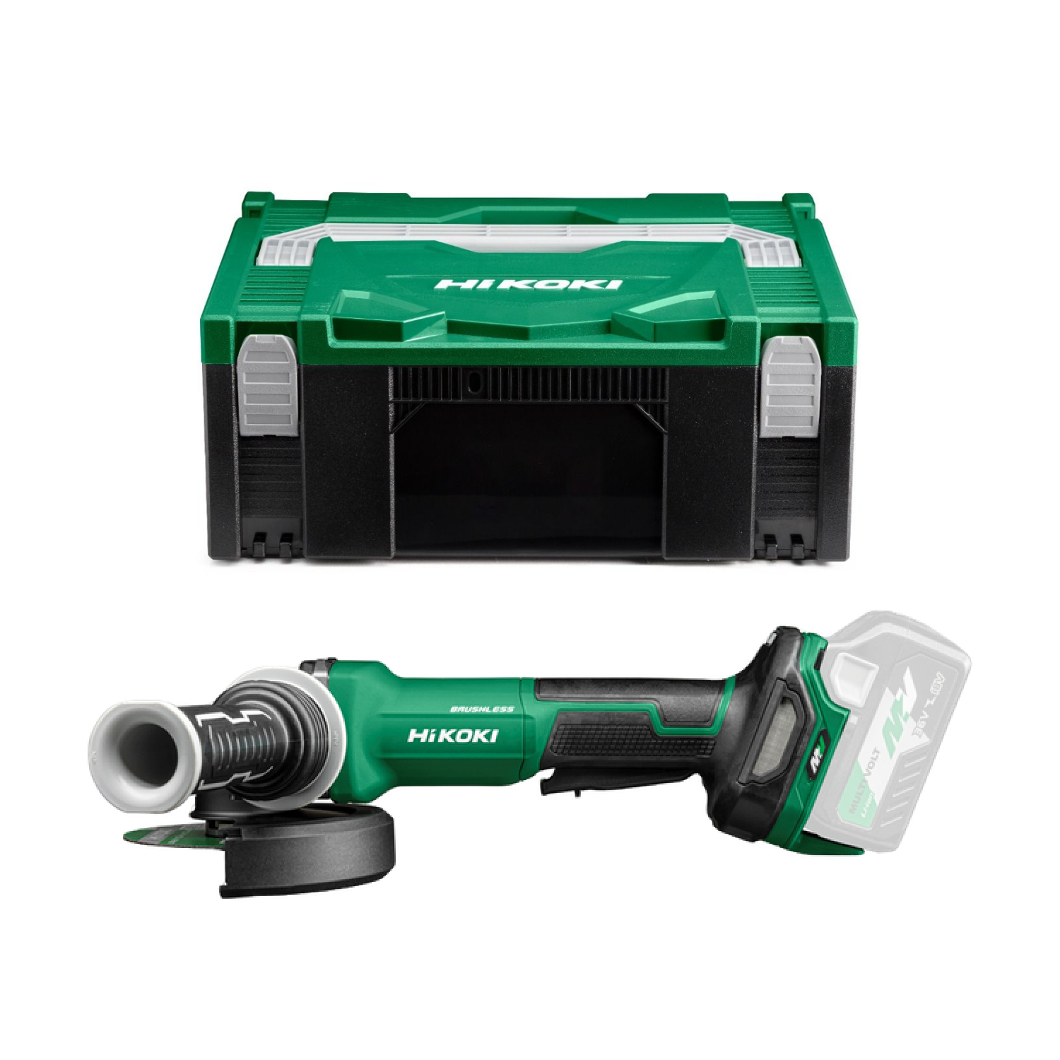HiKOKI G3613DVFW2Z Accu Haakse Slijpmachine In HSC II Koffer - 1500W - 125mm