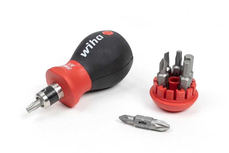 Wiha 3801-01 Magazijnbithouder Stubby - Met 6 Sleuf/PH Bits - Detailed view of the product
