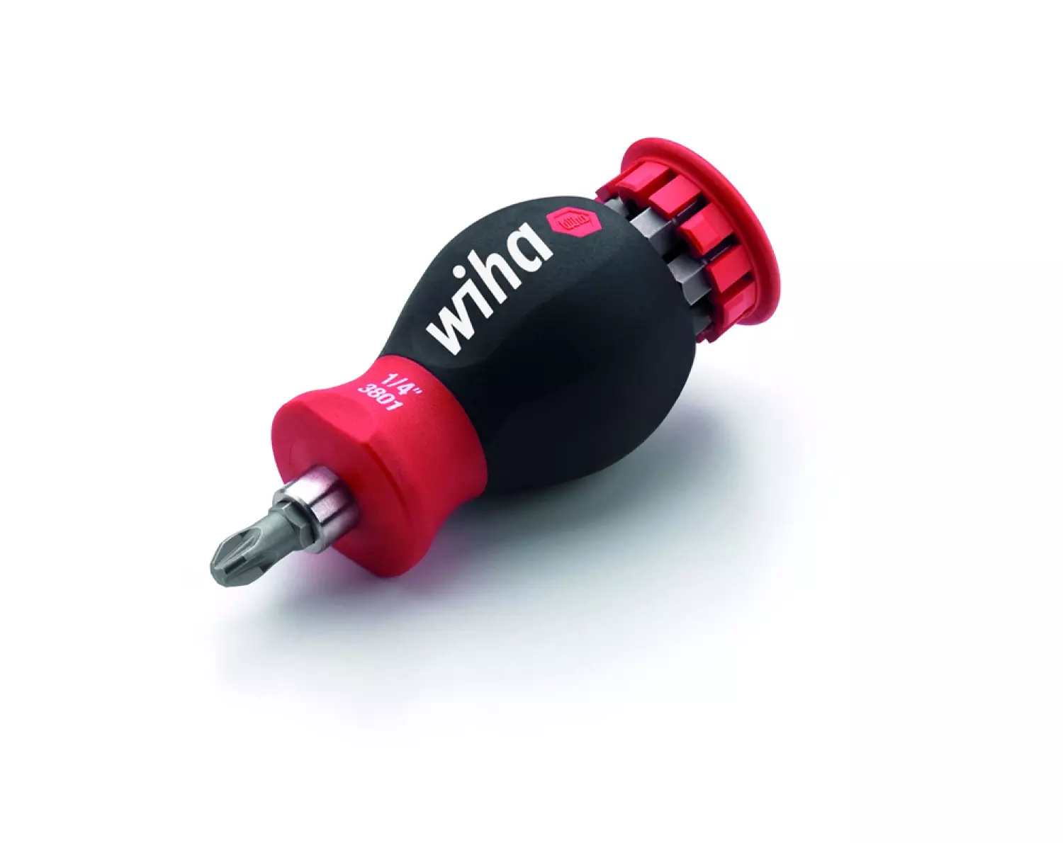 Wiha 3801-01 Magazijnbithouder Stubby - met 6 Sleuf/PH bits