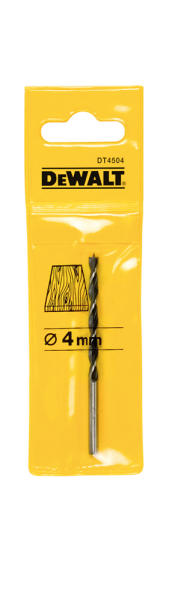 DeWALT DT4504 Houtspiraalboor - 4 X 52 X 80mm - Detailed view of the product