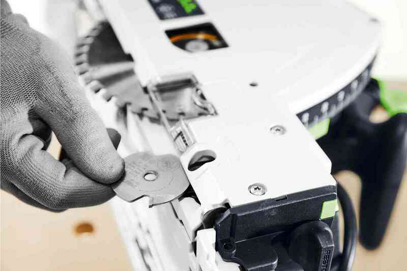 Festool TSV 60 KEBQ-Plus-FS Invalzaag Met Voorritsfunctie Incl. Geleiderail En Cirkelzaagblad In Systainer - 1500W - Detailed view of the product