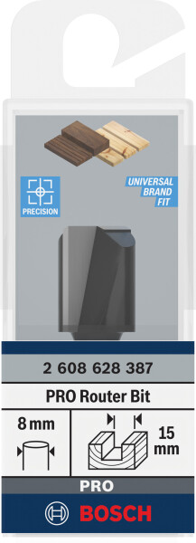 Bosch 2608628387 Vingerfrees - 2 Snijvlakken - Hardmetaal - 15x20mm - Detailed view of the product