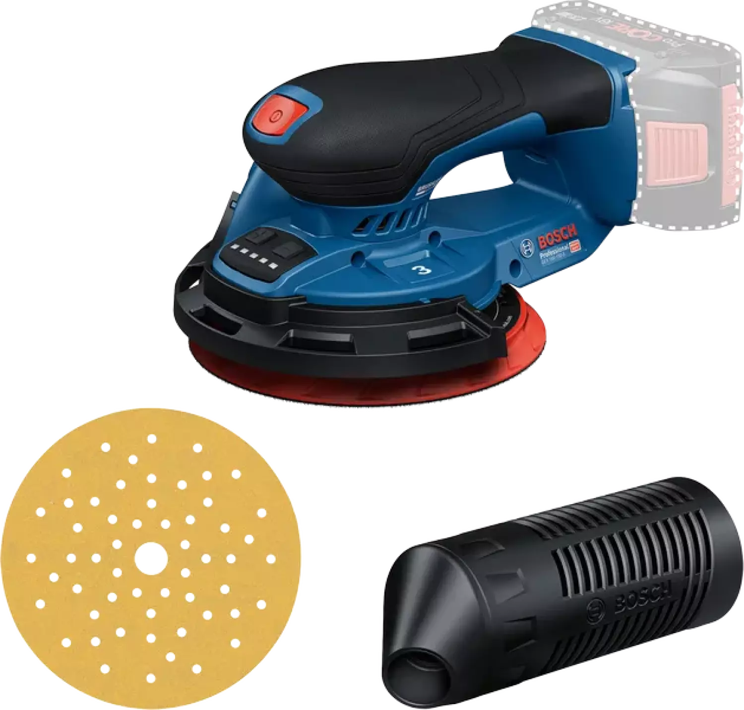 Bosch GEX 18V-150-3 18V Accu Excenterschuurmachine Body thumbnail 3