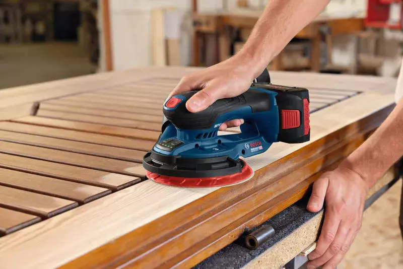 Bosch GEX 18V-150-3 18V Accu Excenterschuurmachine Body - Detailed view of the product