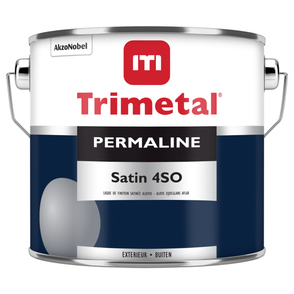 Trimetal Permaline Satin 4so Op Kleur Gemengd - 2,5l