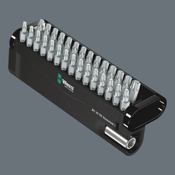 Wera 05057908001 30-delige Bit-Check 30 Universal 1 Bitset - Torx - Detailed view of the product
