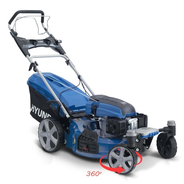Hyundai 57026 Benzine Grasmaaier– 196cc – 4-takt – Elektrische Start – Zero-Turn Wielen - Detailed view of the product