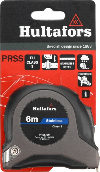 Hultafors 350503 RVS Rolbandmaat PRSS 6M - Detailed view of the product