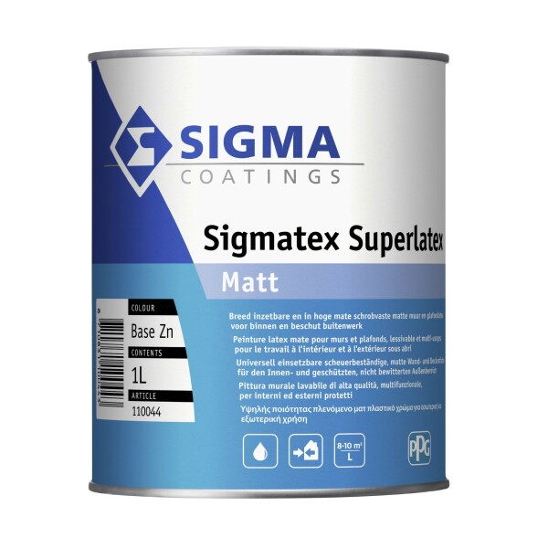 sigma sigmatex superlatex matt wit 1 ltr