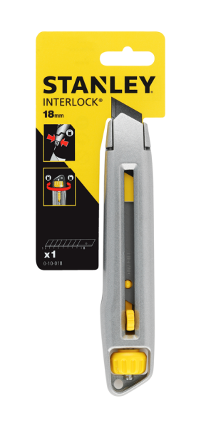 Stanley 0-10-018 Interlock Afbreekmes - 18mm - Detailed view of the product