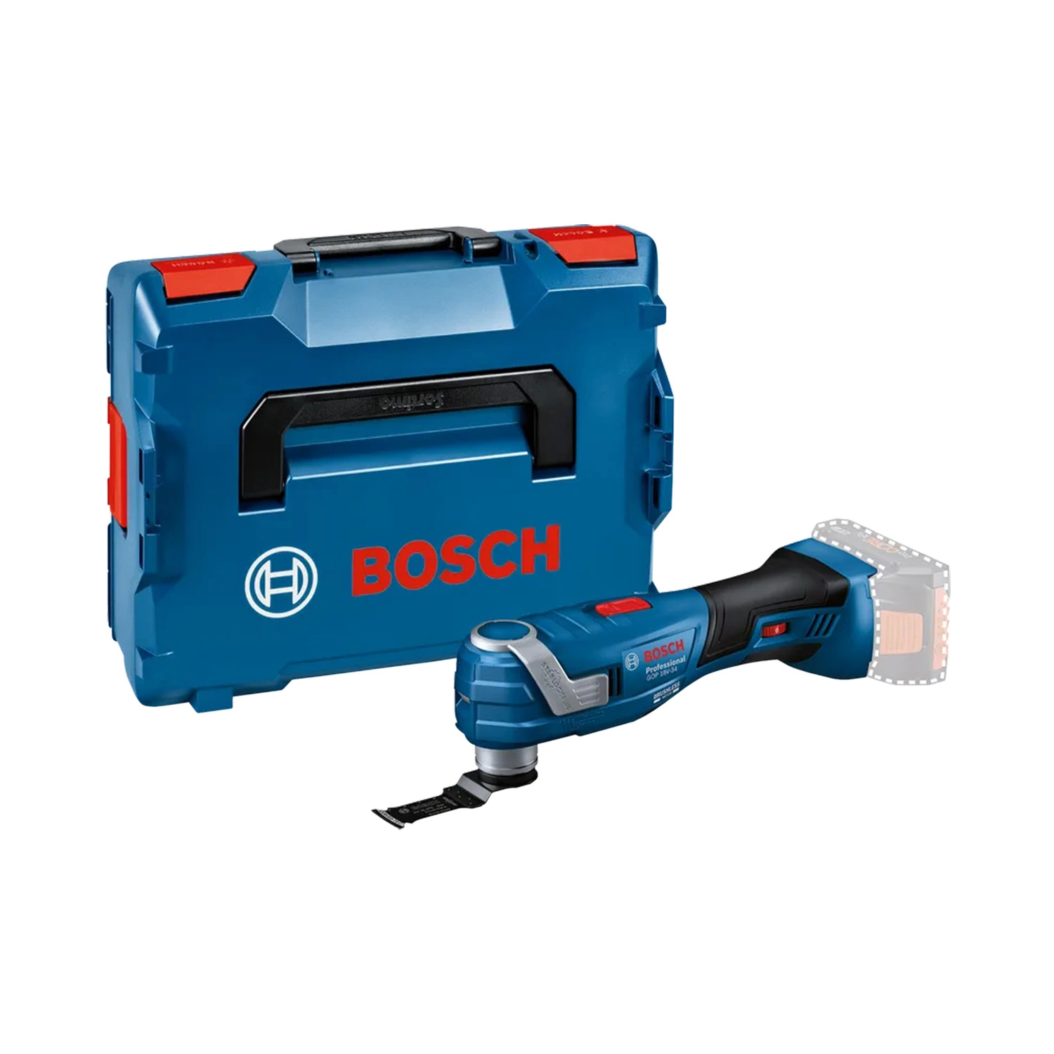 Bosch GOP 18V-34 18V Accu Multitool Body In L-Boxx