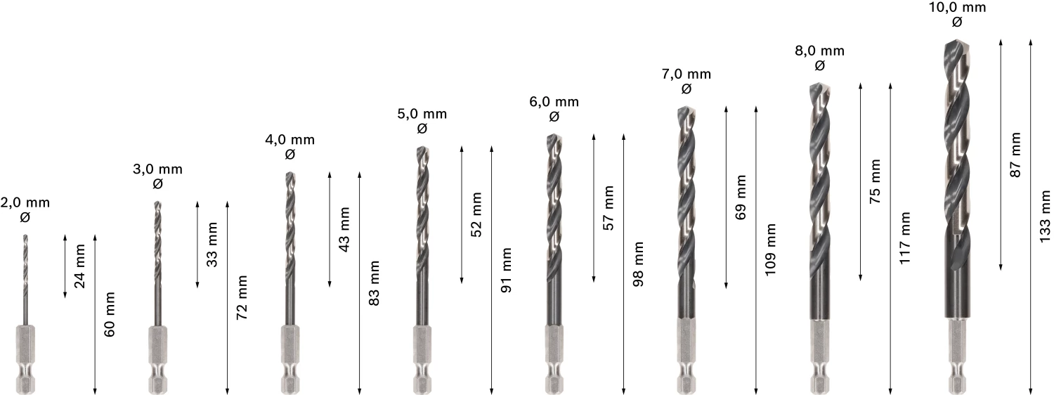 Bosch 2608577146 8-Delige Metaalborenset In Cassette thumbnail 4