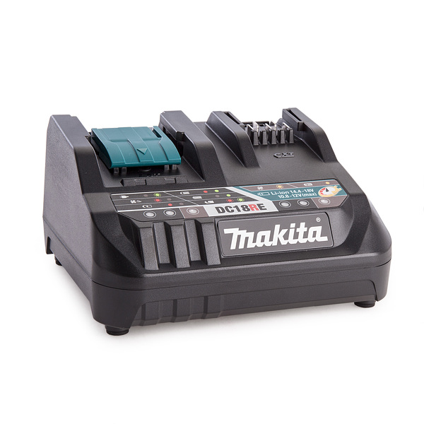 Makita DC18RE 10.8 - 14.4V - 18V Li-Ion Accu Oplader Met Actieve Koeling EAN: 88381487924