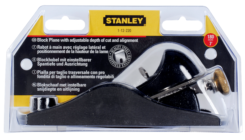 Stanley 1-12-220 Blokschaaf - 180 X 40mm - Detailed view of the product