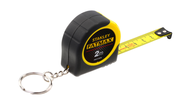 Stanley FMHT0-33856 FatMax Sleutelhanger Rolmaat - 2m X 13mm EAN: 3253560338565