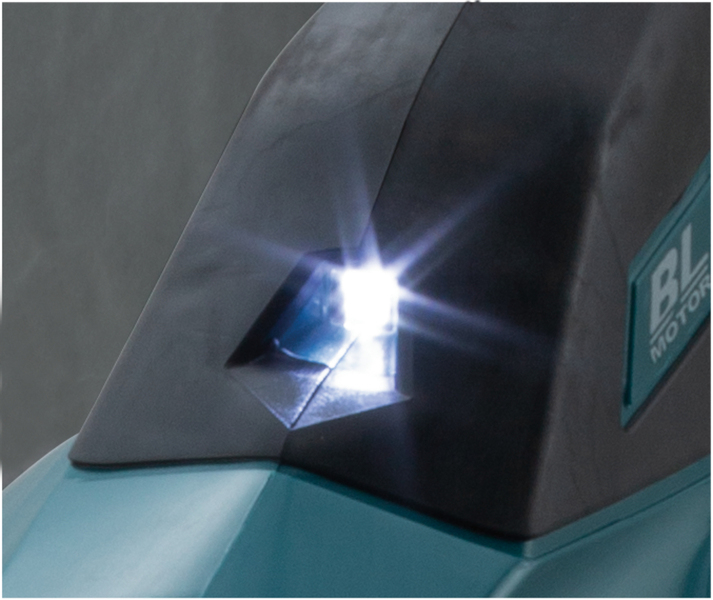 Makita CL002GD201 40V Max Steelsofzuiger (2x 2.5 Ah) - Blauw - Detailed view of the product