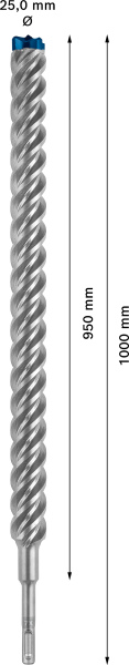 Bosch 2608900153 EXPERT Hamerboor SDS Plus-7X - 25 X 950 X 1000mm - Detailed view of the product