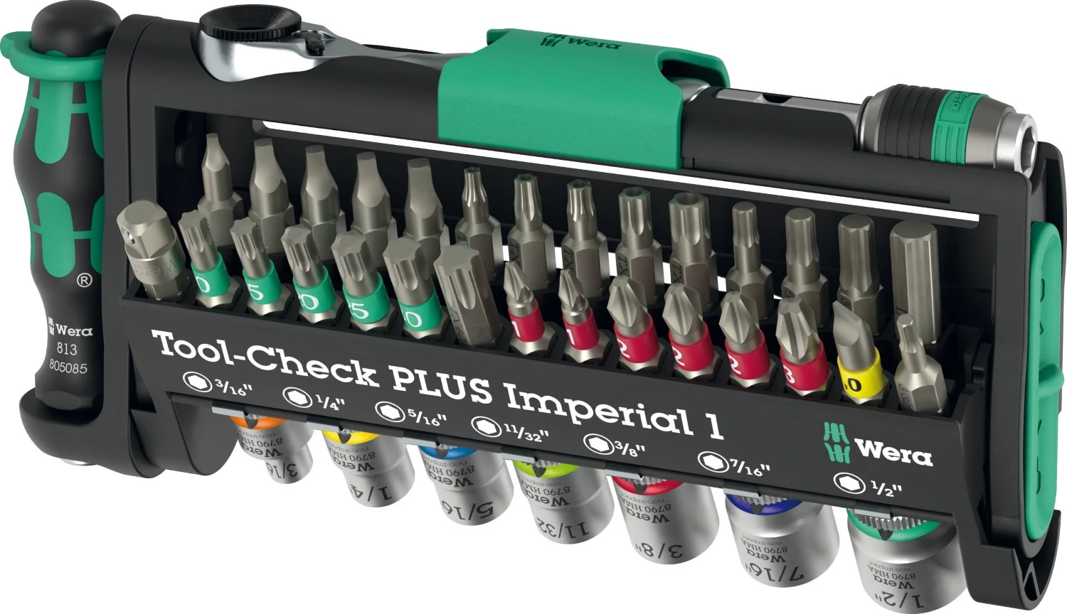 Wera 05049060001 Tool-Check PLUS Imperial 1 Gereedschapset In Tool-Check - 39-delig