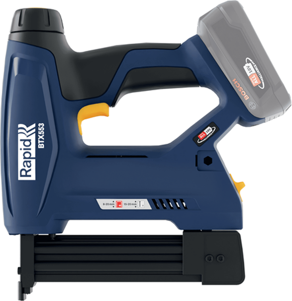 Rapid BTX553 18V Li-ion Accu Tacker Body - Power4All - Detailed view of the product