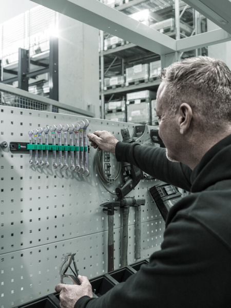 Wera 05020014001 12-delig 9630 Magneetstrip 6000 Joker 1 Steek-ringratelsleutelset - Detailed view of the product