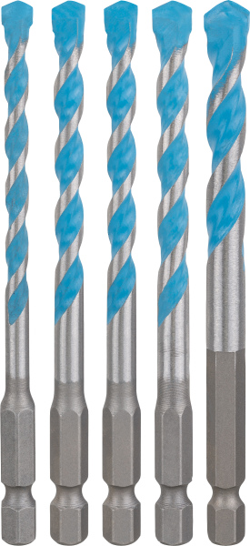 Bosch 2608900586 EXPERT 5-delige HEX-9 Borenset - MultiConstruction - 5,5/6/6/7/8 Mm