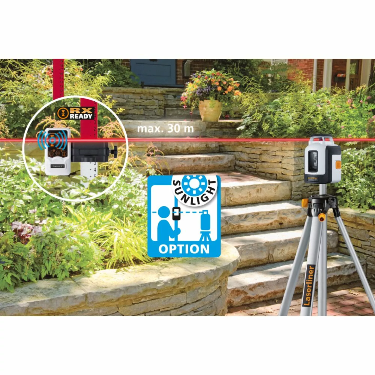 Laserliner RangeXtender 30 Mag Laserontvanger - 30m