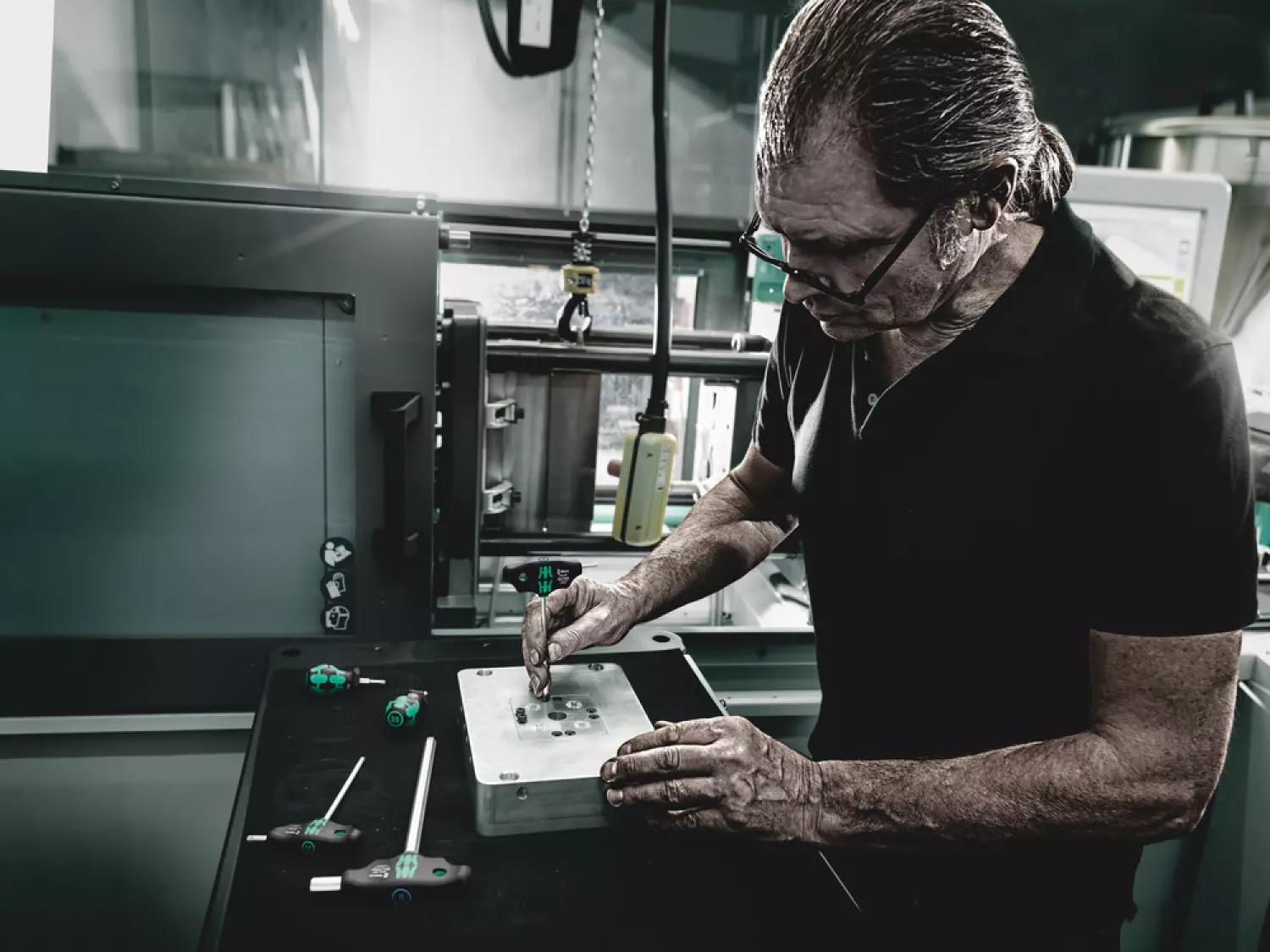 Wera 05023450001 9-delige 454/7 Hex-Plus T-Greep HF Schroevendraaierset - Set 1 thumbnail 3