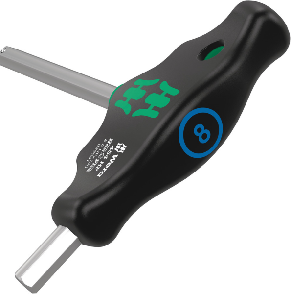 Wera 05023450001 9-delige 454/7 Hex-Plus T-Greep HF Schroevendraaierset - Set 1 - Detailed view of the product