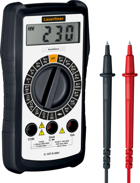 Laserliner MultiMeter Digitale Multimeter - 300V AC/DC&10A - Detailed view of the product