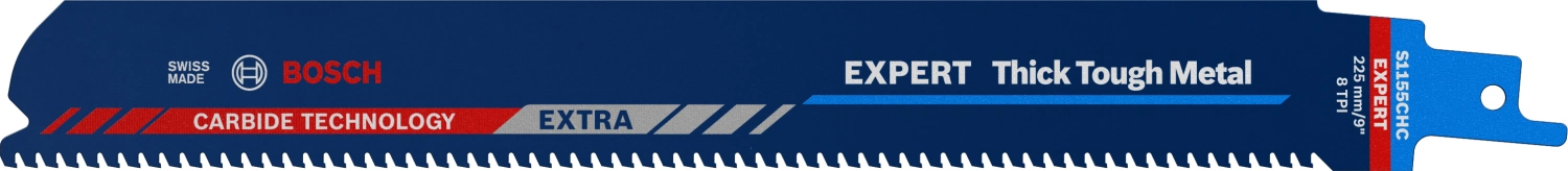 Bosch EXPERT S1155CHC Thick Tough Metal Reciprozaagblad - 175mm - Metaal