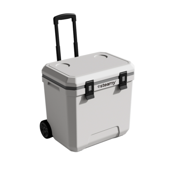 Steamy SCM36W Marine 36 Koelbox Op Wielen - 36L - Wit