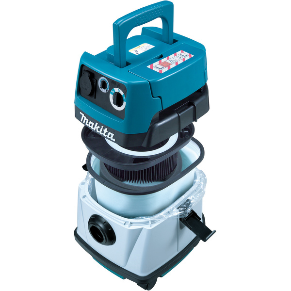 Makita VC2510LX1 Bouwstofzuiger - 1050W - L-klasse - 25L - Detailed view of the product