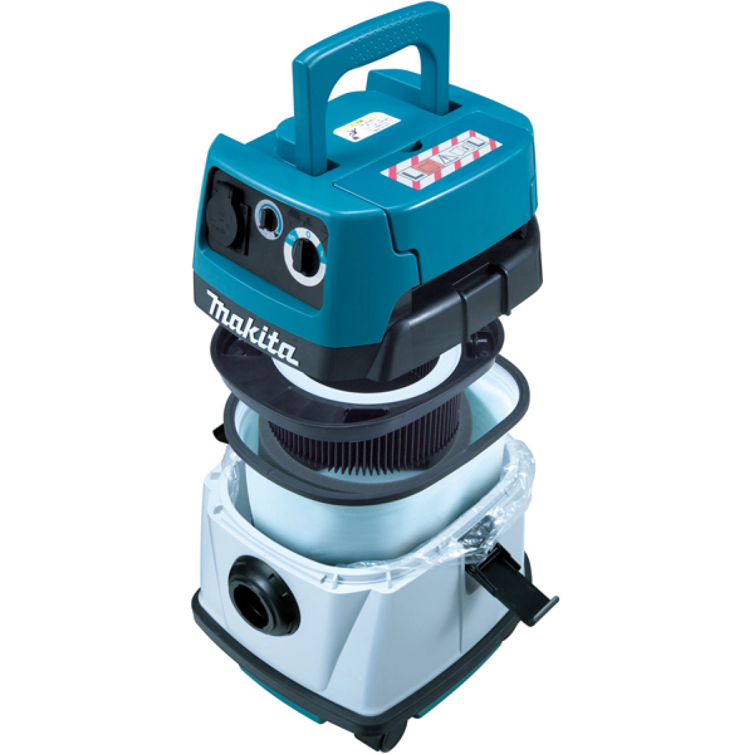 Makita VC2510LX1 Bouwstofzuiger - 1050W - L-klasse - 25L