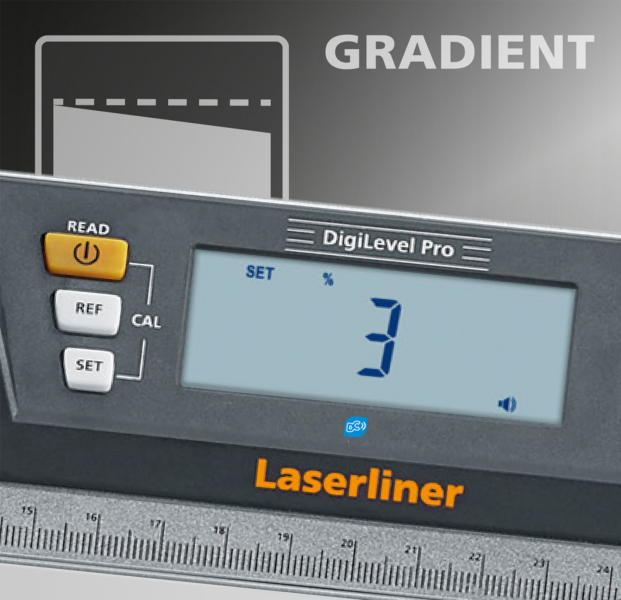 Laserliner DigiLevel Pro 100 Digitale Waterpas In Tas - Magnetisch - Bluetooth - 1000mm - Detailed view of the product
