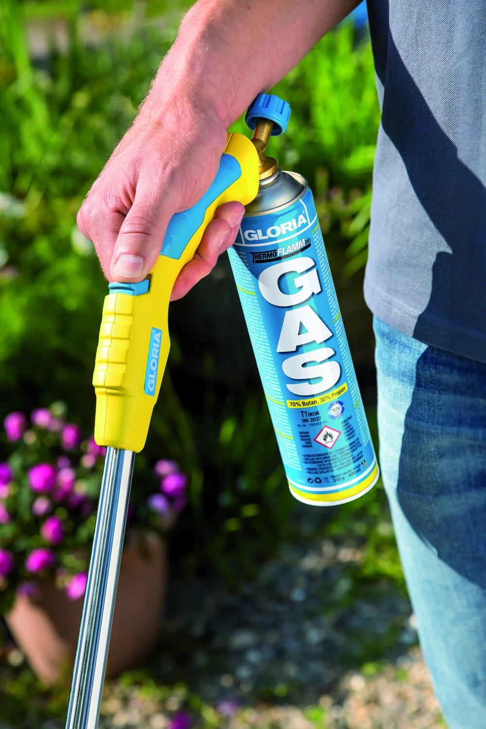 Gloria Thermoflamm Bio Comfort Plus - Onkruidbrander Op Gas - Incl. 1 Gasflesje thumbnail 2