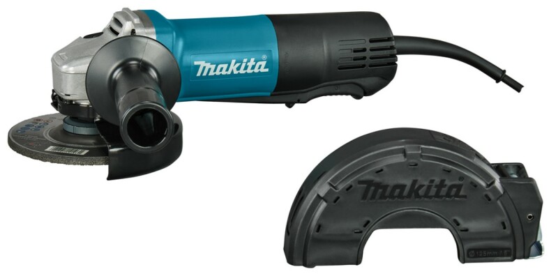 Makita 9558HPGY Haakse Slijper - 840W - 125mm - Detailed view of the product