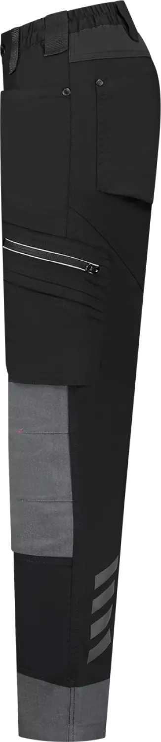 Workman 90651 STRETCH Worker Werkbroek P2S Dames - Zwart - Maat 46 (36/32) thumbnail 3