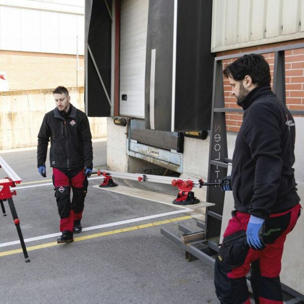 Rubi Slab Trans Mini Tegeldraagsysteem - 55kg - 150x150cm - Detailed view of the product