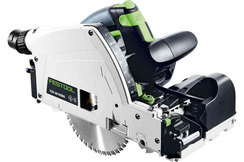 Festool TSV 60 KEBQ-Plus Invalzaag Met Voorritsfunctie Incl, Cirkelzaagblad In Systainer - 1500W - Detailed view of the product