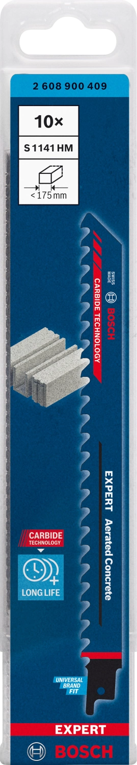 Bosch EXPERT S1141HM Reciprozaagblad - 175mm - Beton (10st) thumbnail 2