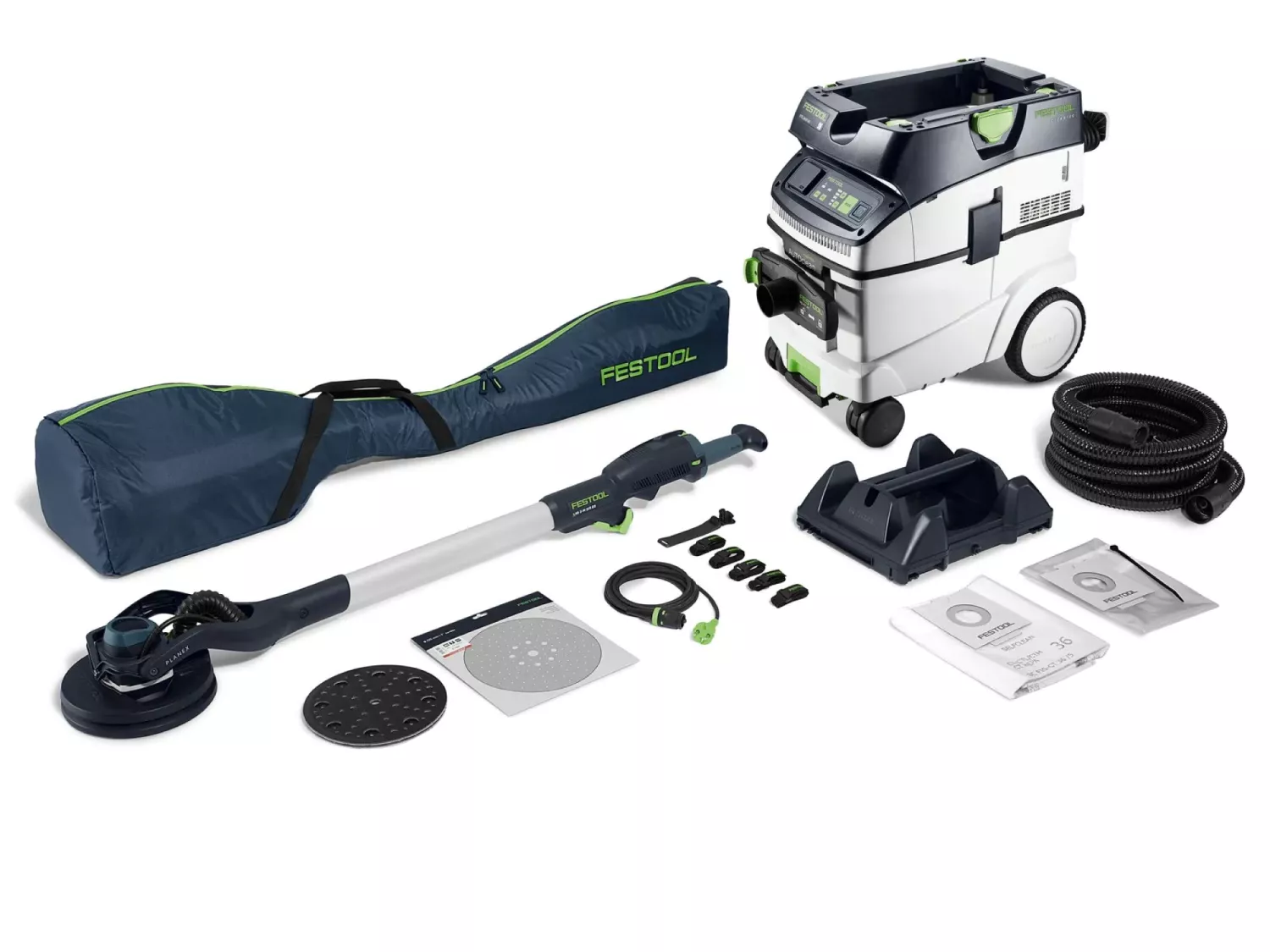 Festool LHS2-M 225EQ/CTL 36-Set Langnek-schuurmachine En Stofzuigerset