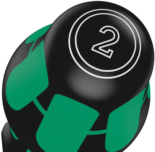 Wera 5009315001 Schroevendraaier - Pozidriv - PZ2 X 100mm - Detailed view of the product
