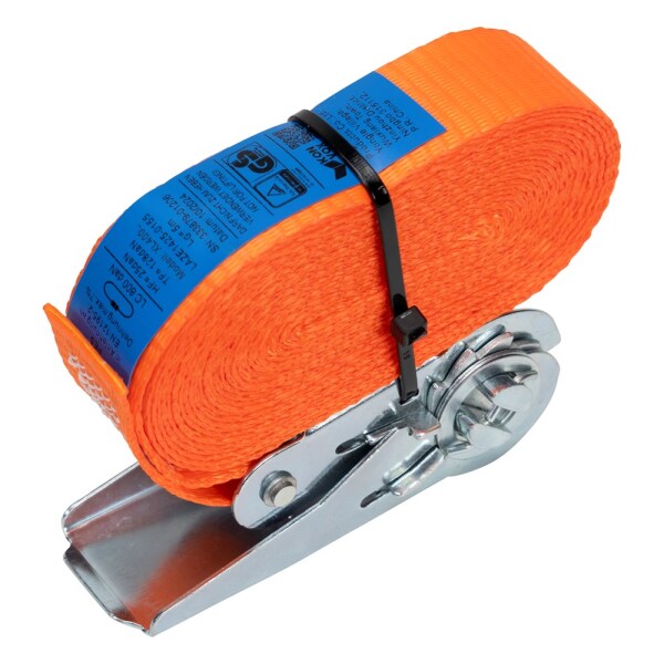 Konvox LAZE1425-0153 Spanband Eindloos Met Ratelgesp CD - 3m X 25mm - 800 DaN - Oranje - Default image for the product