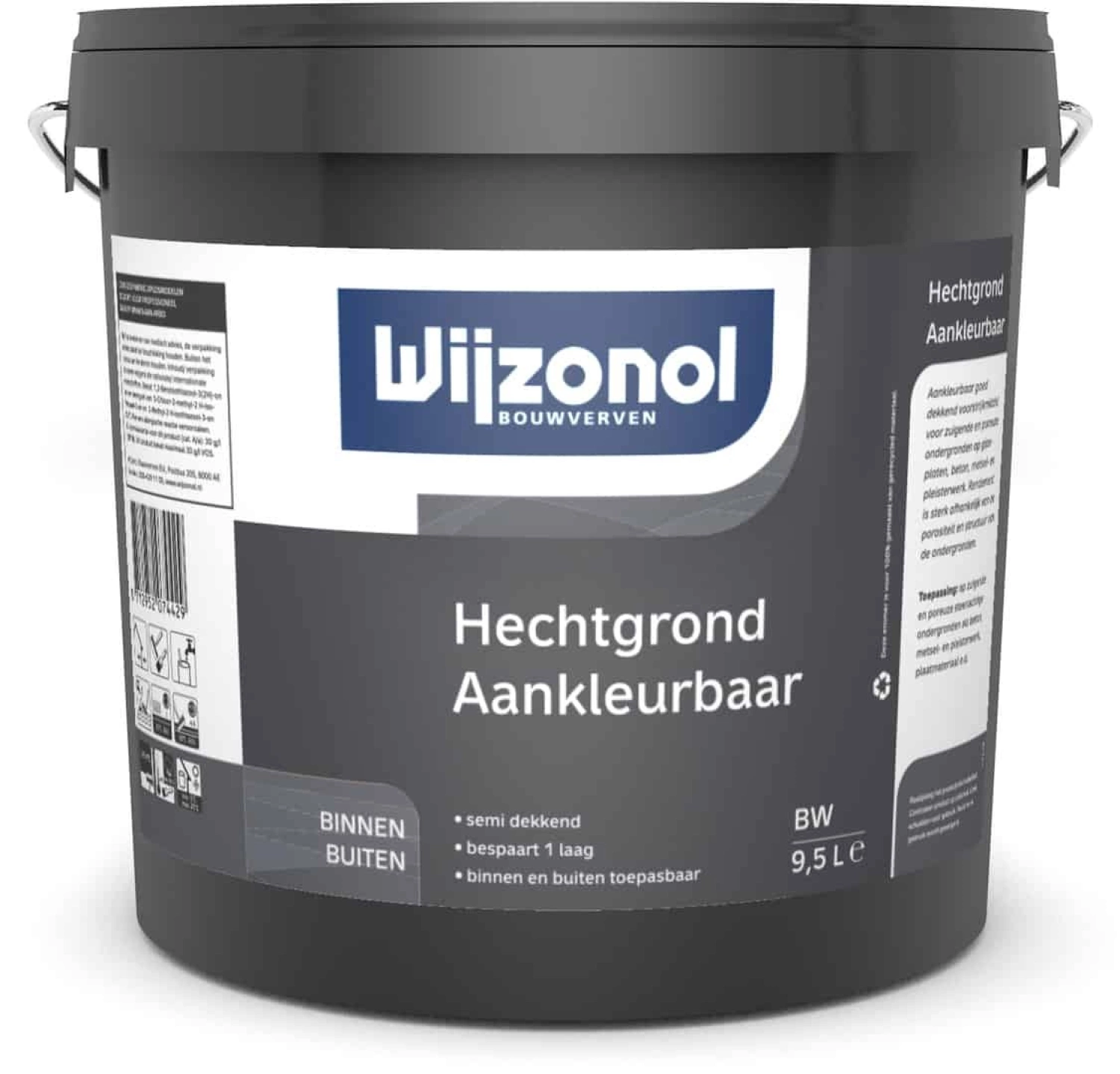 Wijzonol Hechtgrond Aankleurbaar - Op Kleur Gemengd - 5L
