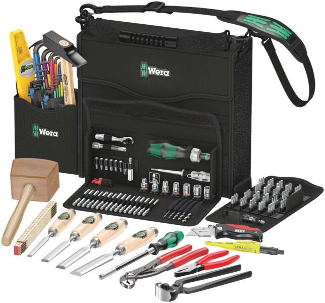 Wera 05134011001 2go H 1 Gereedschapset Voor Houtbewerking In 2go Gereedschapstas - 134-delig - Default image for the product