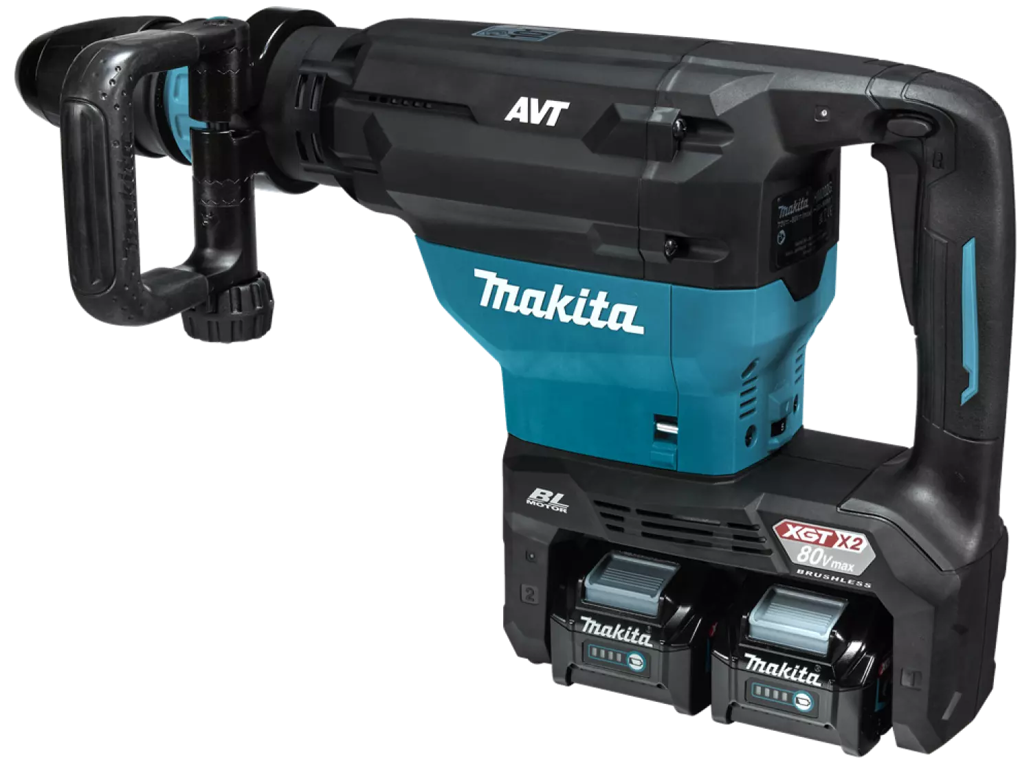 Makita HM002GZ03 XGT 2x40V Max Li-ion Accu SDS-Max Breekhamer Body In Koffer - 20,9J thumbnail 4
