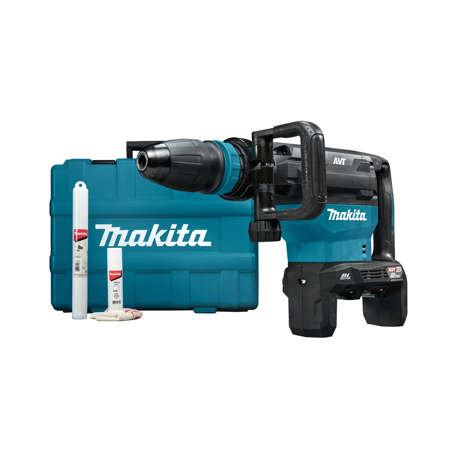 Makita HM002GZ03 XGT 2x40V Max Li-ion Accu SDS-Max Breekhamer Body In Koffer - 20,9J