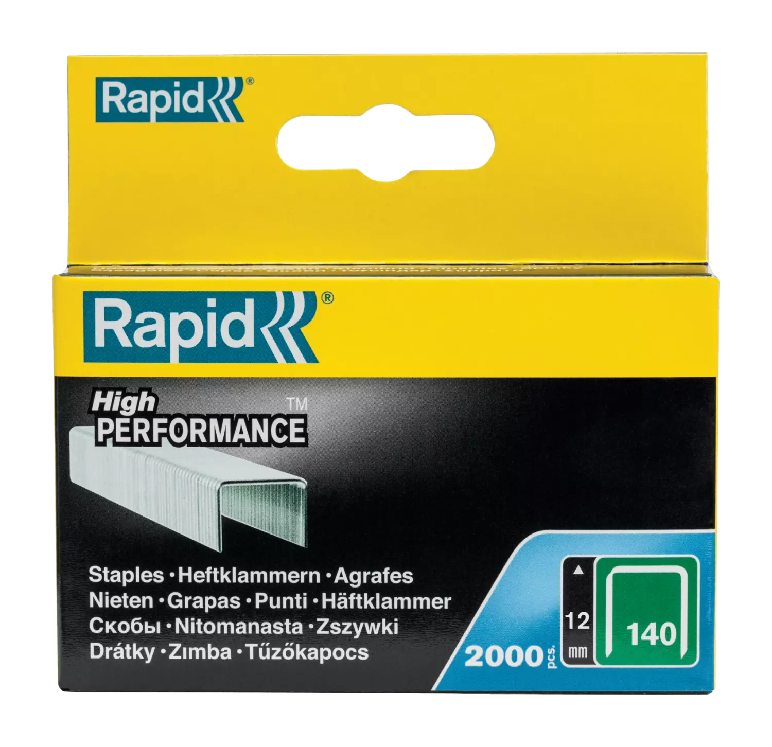 Rapid Vlakdraadnieten - 140/12mm - Gegalvaniseerd - 2000st